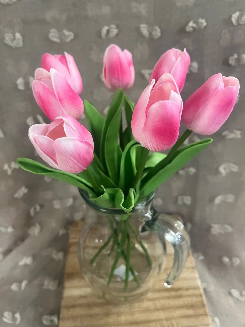 Pink Tulip Bouquet Home Accent - Unbranded